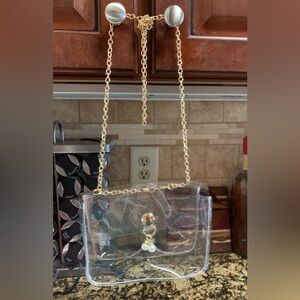 Clear Crossbody Bag with Detachable Good Chain